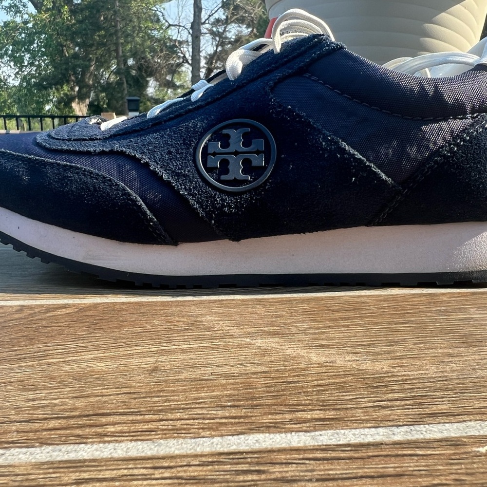 Tory Burch Navy Sneakers Size 10